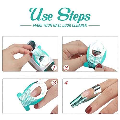 Nail Forms Tip Sculpting Guide Stickers - QZ06 - 500pcs Roll
