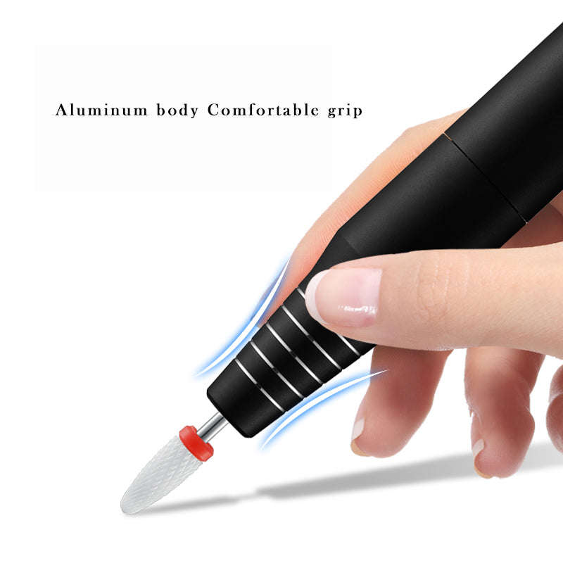 20000rpm Electric Nail File/Drill Machine - USB - Balck