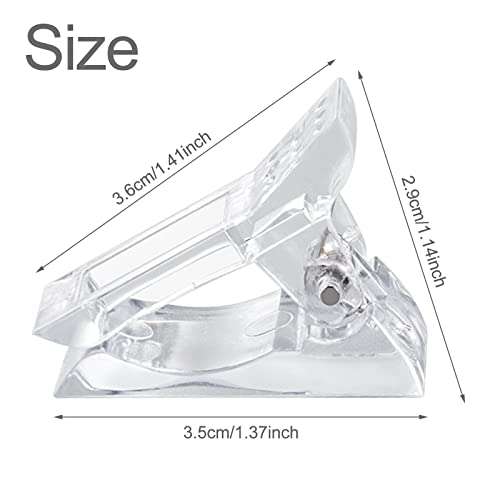 Poly Gel Nail Clip - Colourfull - 10pcs