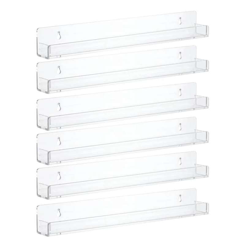 Nail Polish Wall Mount Stand - 6 Racks