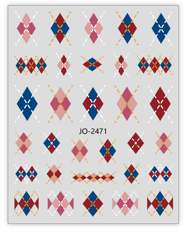 Nail Sticker - JO2471 - Pattern