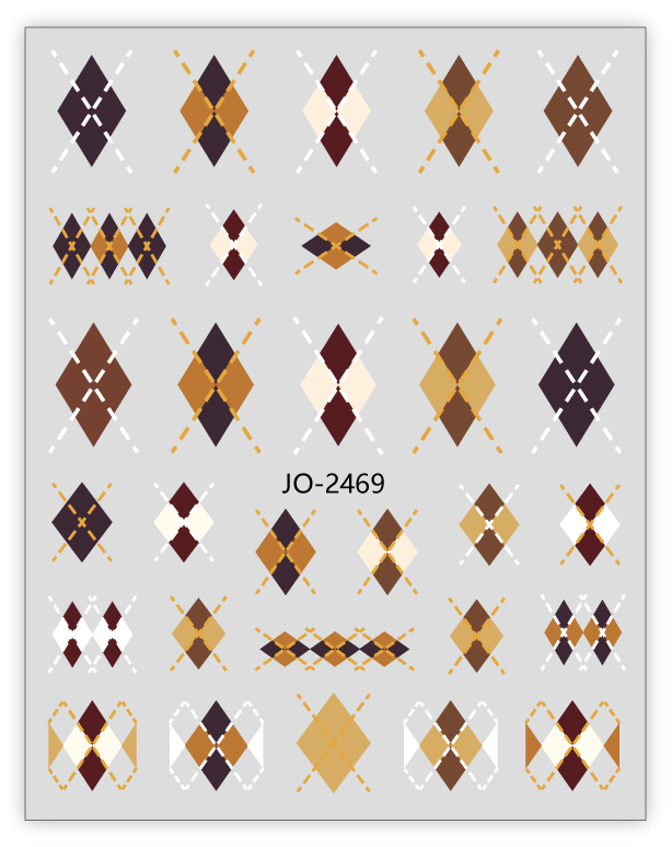 Nail Sticker - JO-2469 - Pattern