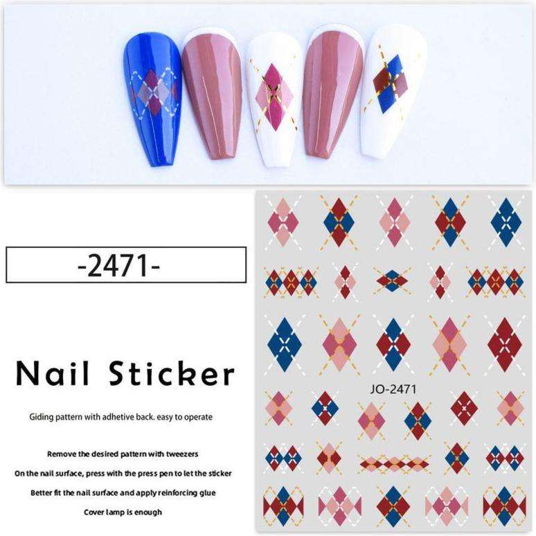Nail Sticker - JO2471 - Pattern