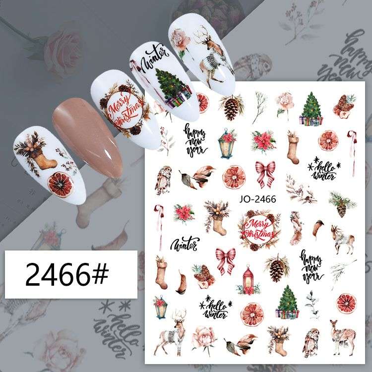 Nail Sticker - JO-2466 - Christmas