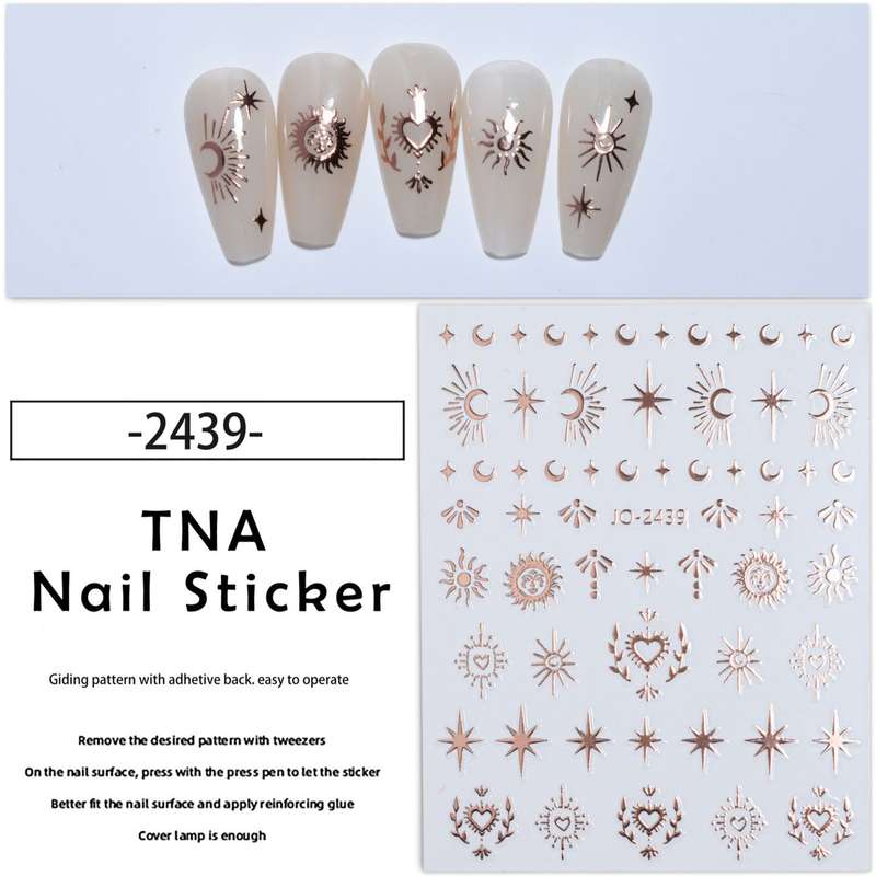 Nail Sticker - JO-2439 - Rose Gold