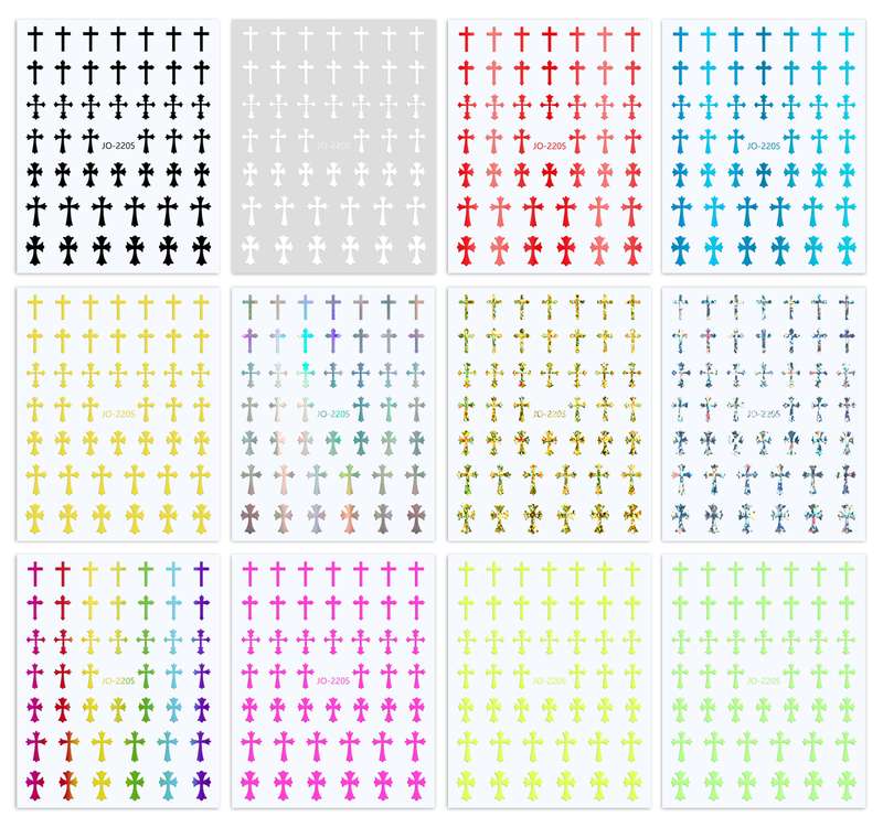 Nail Sticker - JO-2205 - Cross