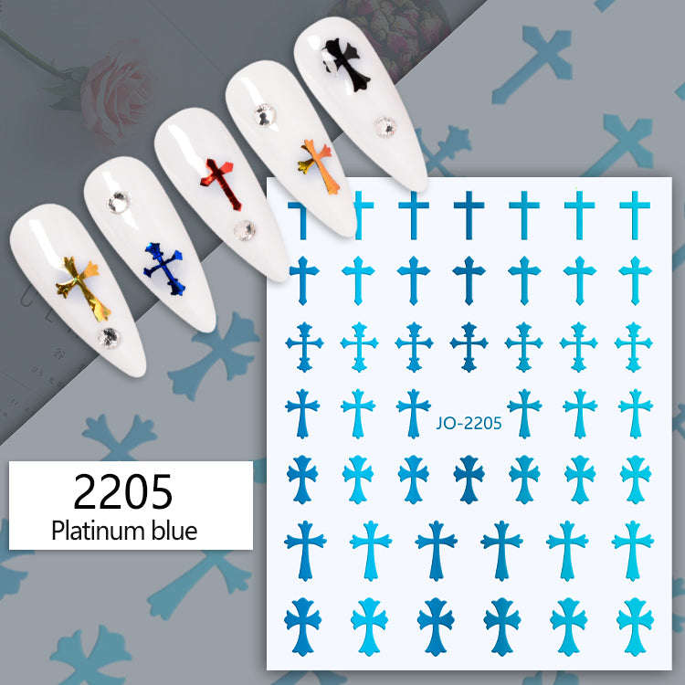 Nail Sticker - JO-2205 - Cross