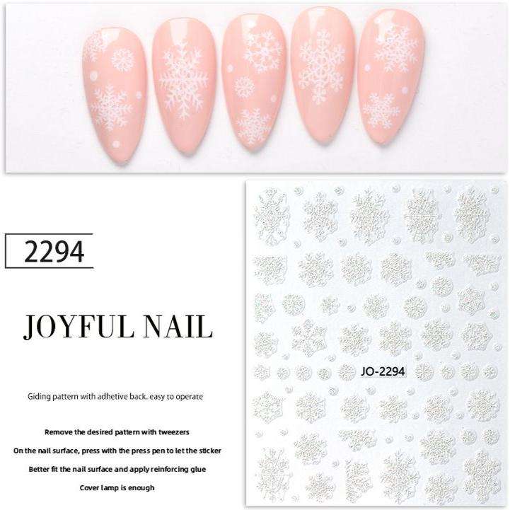Nail Sticker - JO-2294 - Snowflake