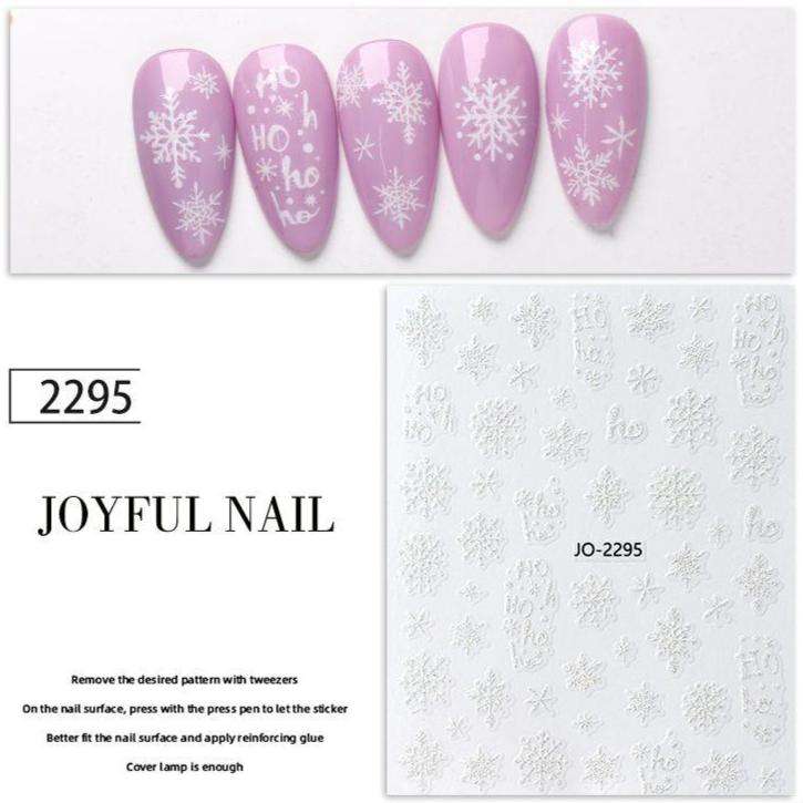 Nail Sticker - JO-2295 - Snowflake
