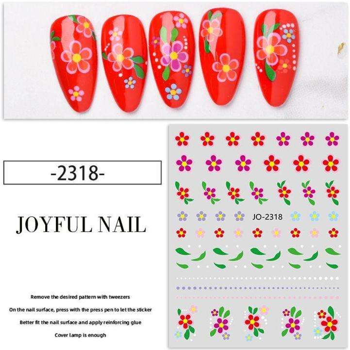 Nail Sticker - JO-2318 - Flower