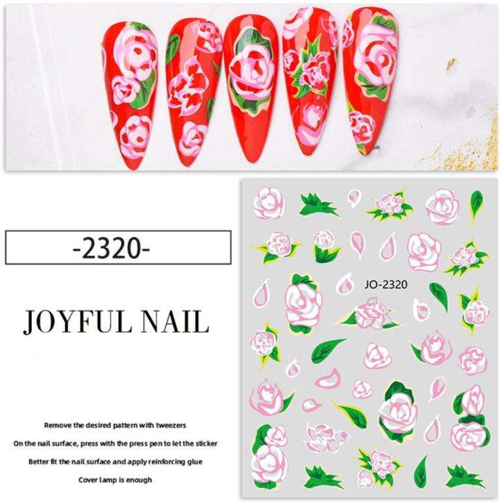 Nail Sticker - JO-2320 - Roses