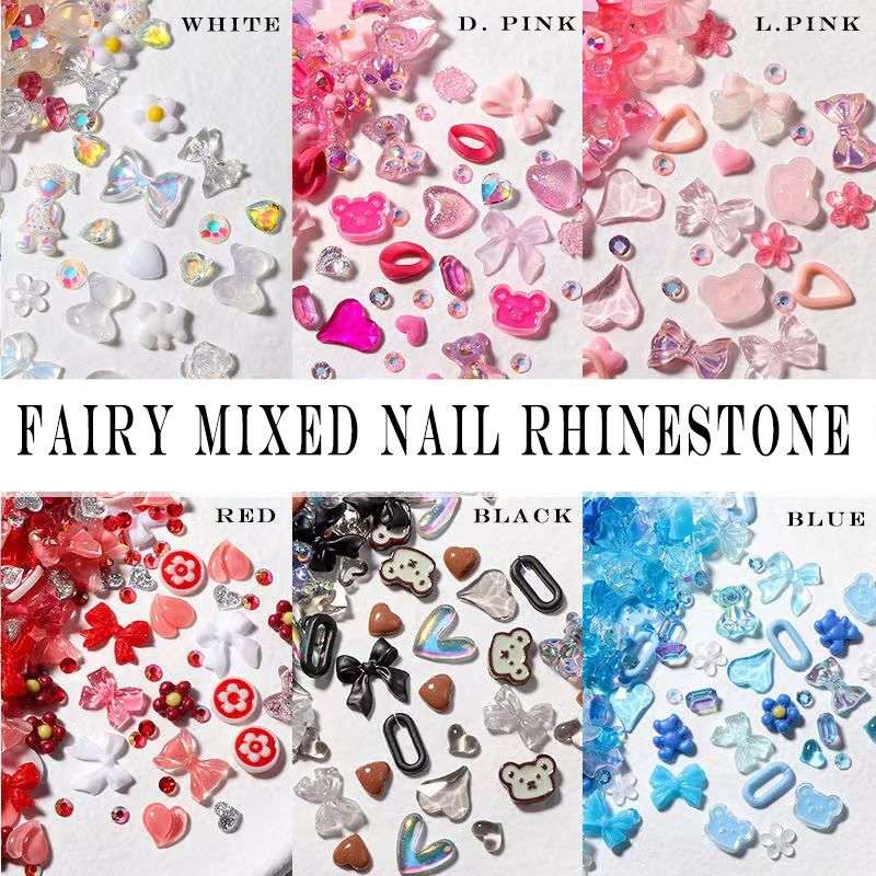 Fairy Mixed Nail Rhinestones & Charmes
