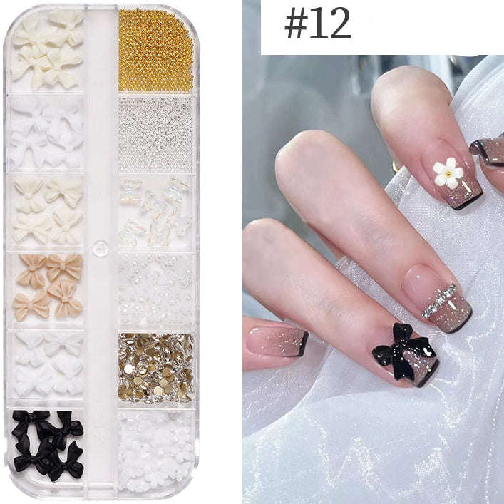 Nail Decoration - Mix Bows & Other
