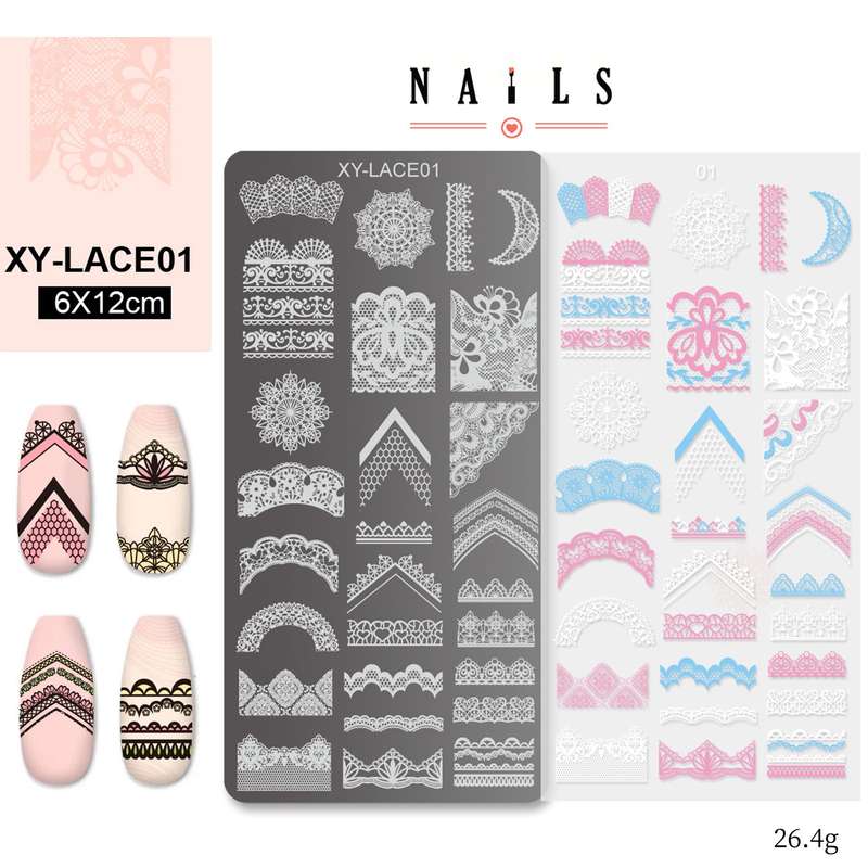 Stamping Plate - XY-Lace