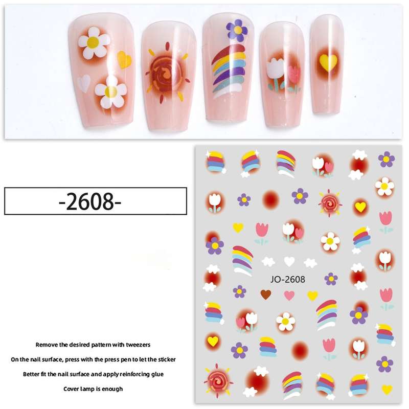 Nail Sticker - 2608 - Cartoons