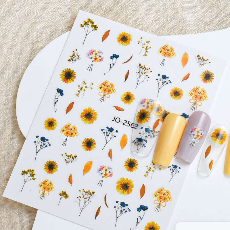 Nail Sticker - 2562 - Sunflowers