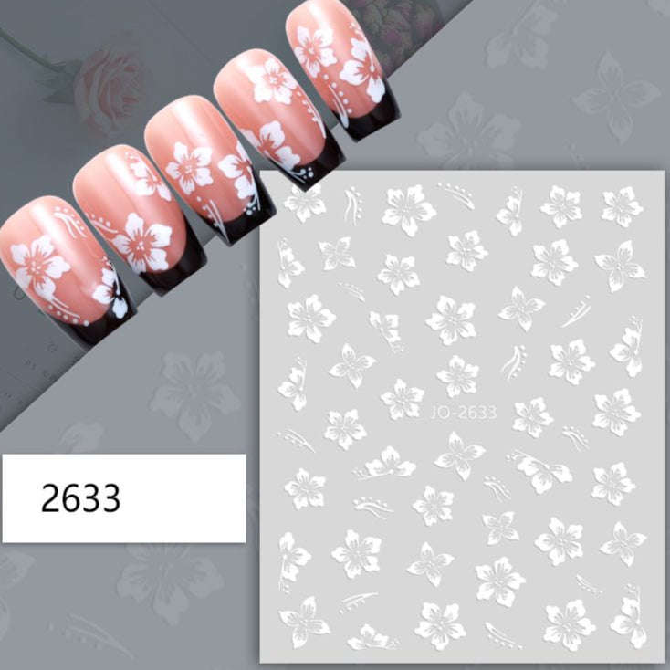 Nail Sticker - 2633 - Flowers