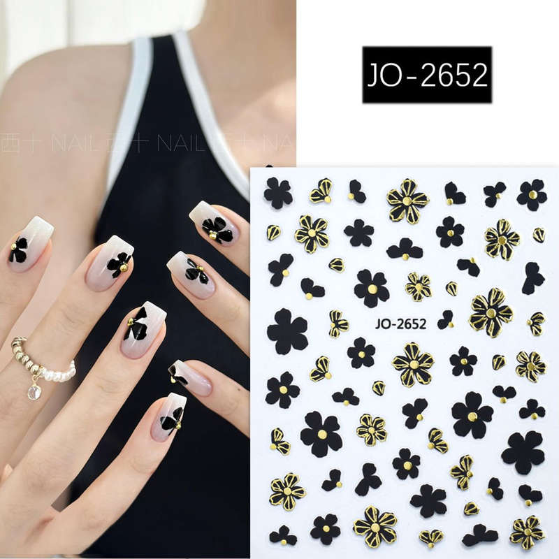 Nail Sticker - 2652 - Flowers