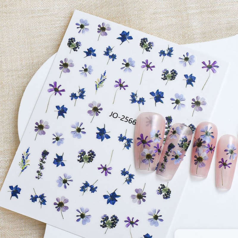Nail Sticker - 2566 - Flowers