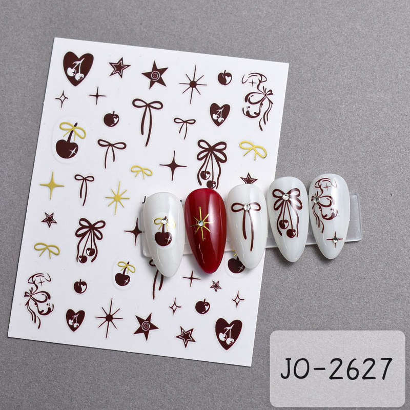 Nail Sticker - 2627 - Bows