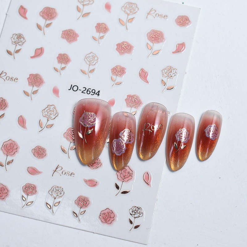 Nail Sticker - 2694 - Roses