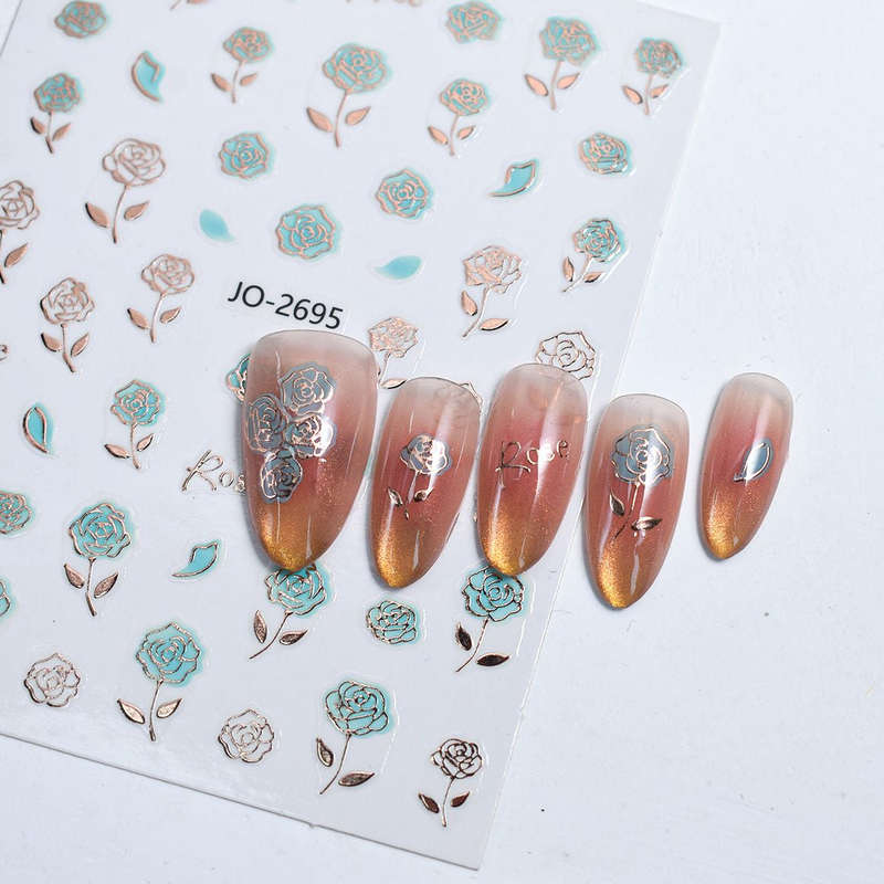 Nail Sticker - 2695 - Roses