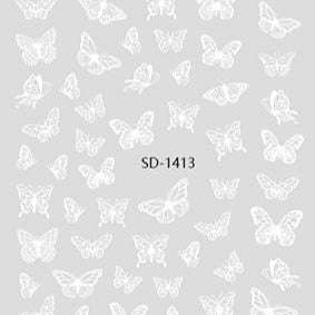 Nail Sticker 3D - 1413 - Butterfly