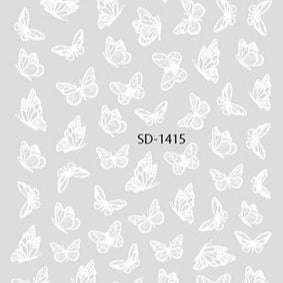 Nail Sticker 3D - 1415 - Butterfly