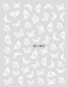 Nail Sticker 3D - 1415 - Butterfly