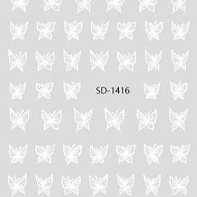 Nail Sticker 3D - 1416 - Butterfly