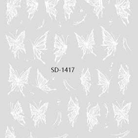 Nail Sticker 3D - 1417 - Butterfly