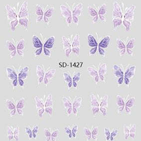 Nail Sticker 3D - 1427 - Butterfly