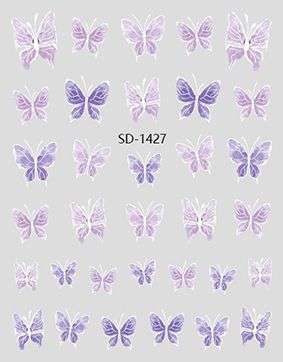 Nail Sticker 3D - 1427 - Butterfly