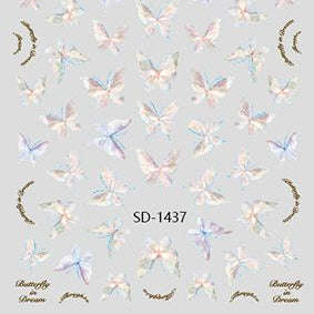 Nail Sticker 3D - 1437 - Butterfly