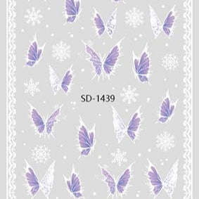 Nail Sticker 3D - 1439 - Butterfly