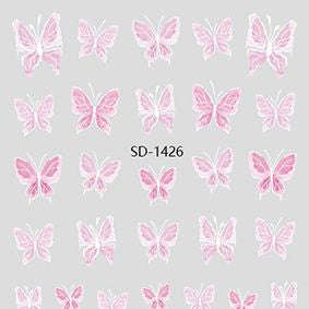 Nail Sticker 3D - 1426 - Butterfly
