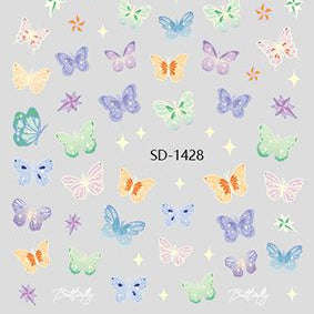 Nail Sticker 3D - 1428 - Butterfly