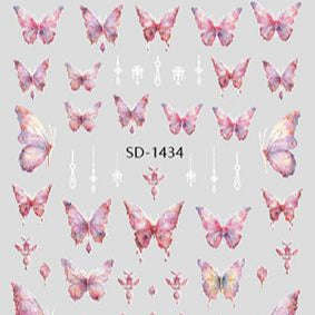 Nail Sticker 3D - 1434 - Butterfly