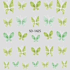 Nail Sticker 3D - 1425 - Butterfly