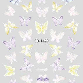 Nail Sticker 3D - 1429 - Butterfly