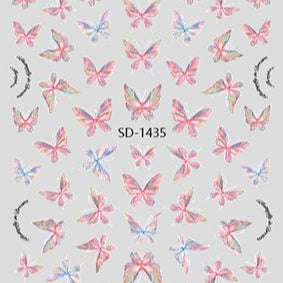 Nail Sticker 3D - 1435 - Butterfly