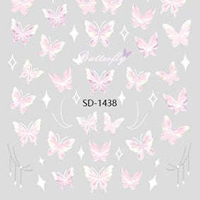 Nail Sticker 3D - 1438 - Butterfly