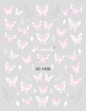 Nail Sticker 3D - 1438 - Butterfly