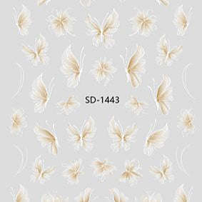 Nail Sticker 3D - 1443 - Butterfly