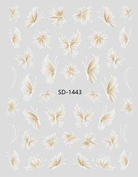 Nail Sticker 3D - 1443 - Butterfly