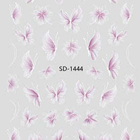 Nail Sticker 3D - 1444 - Butterfly