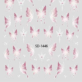 Nail Sticker 3D - 1446 - Butterfly