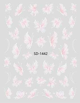 Nail Sticker 3D - 1442 - Butterfly