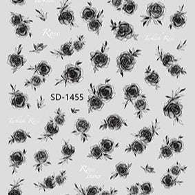 Nail Sticker 3D - 1455 - Roses