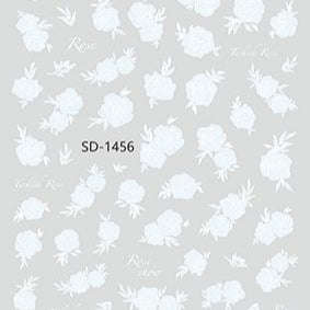 Nail Sticker 3D - 1456 - Roses